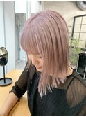 【ブリーチ2.3回～】ペールピンク★