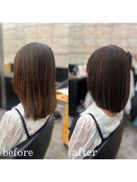 ドラン 梅田店(DRAN) 【DRAN梅田店】髪質改善×艶ブラウンミディ