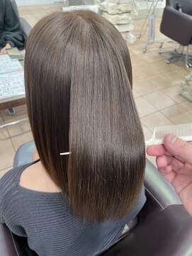 リー 甲子園(Lee) 髪質改善グレージュカラー