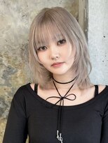 ソル ジングウマエ(SOL JINGUMAE)&nbsp;ミルクティーベージュダブルカラーインナーカラーケアブリーチ