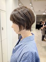 ビブ(VIV) 20代30代40代大人美人丸みショートボブ白髪ぼかしハイライト川崎