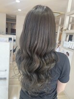 パッション 石巻蛇田店(PASSION) 白髪ぼかしハイライト　オリーブベージュカラー