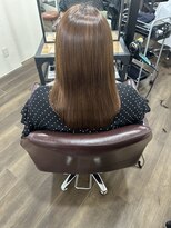 ライフ 住道店(Lyfe)&nbsp;アッシュベージュレイヤーカット_艶髪酸性ストレート_463