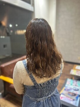 ヘアーワークス ボナ ウニクス店(HAIR WORKS bona) 抜け感×ルーズウェーブロング　デジタルパーマ
