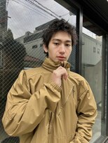 ヒュージ 表参道(huge)&nbsp;スパイキーショート/ニュアンスパーマ/眉毛カット/メンズカット