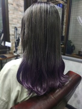 アトリエナガノ(atelier nagano) ニュアンスカラー/センターパート/ツヤ髪スタイル/ブルージュ