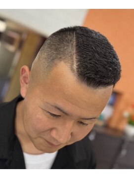 ピシャッとニ代目銀二郎 シンサイ刈り