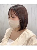 ぷつっと濡れ感ボブスタイル【安佐南区】
