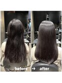 髪質改善/縮毛矯正/美髪/艶髪/弱酸性縮毛矯正/美髪ストレート