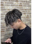 ツイストスパイラルパーマ×ハイライト