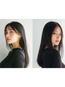 自然で艶のあるストレートヘア*今までの縮毛矯正に満足いかなかった方に*[人形町/小舟町/三越前/髪質改善]