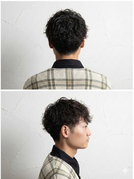 ゼロスバーバー(0's BARBER SHOP) 大人の色気◎波巻きツイストスパイラルフェード