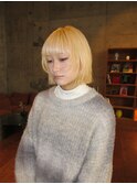 ブロンドレイヤーボブ！
