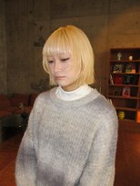シカ(sica) ブロンドレイヤーボブ!