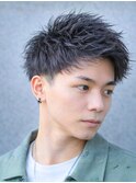 短髪（メンズ）　スパイキーショート　清潔感