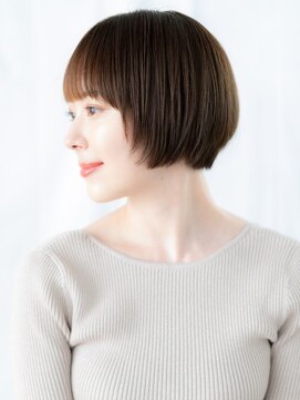 ドクターズサロン LAB 小山店 透明感カラーツヤ髪ヘルシースタイル丸みボブd小山20代30代40代