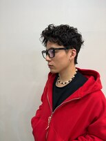 メンズアンダーバーホワイト 南海難波店(Men's _WHITE)&nbsp;ルーズパーマ/メンズパーマ