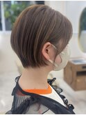 20代30代40代ナチュラル大人可愛い耳掛けショートスタイル