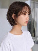 トリッカ シブヤ(TRICCA SHIBUYA)&nbsp;ショートボブ/丸みショート/ダークブラウン/艶カラー