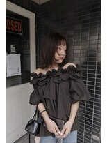 ネイヴィル(navile)&nbsp;くびれレイヤー×ブラウンカラー