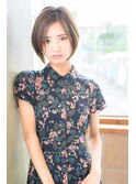 前下がりショート　髪質改善　イルミナカラー　ヘッドスパ