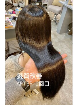 ジーナ 銀座(Zina) 髪質改善　オーダーメイド　2回目