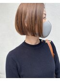 タイトなミニボブスタイル