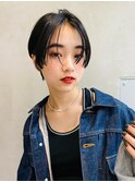 mowen 南堀江 クールショート×骨格矯正×センターパート