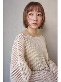 【buZonブゾン】顔まわりレイヤー×ハイトーンミニボブ