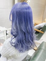 デイズ(days) ブリーチデザインカラー ネイビーカラー 原宿