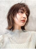イメチェンハッシュカットフルバング似合わせカットくびれヘア