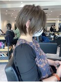 くびれショート/マロンブラウン/大人ショートボブ／山口