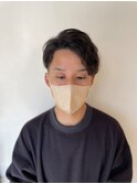 くせを活かしたツーブロスタイル