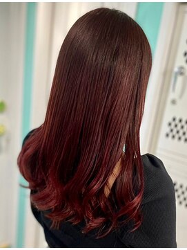 マティーナ ヘアー 池袋(Matina hair) 【推し色ワインレッド】20代30代40代