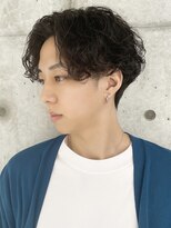 ロンド ローガン 名駅(Lond LOGAN)&nbsp;波巻きスパイラルパーマ　ダウンパーマ　メンズ　名古屋　眉毛