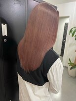 キング 梅田(K!ng)&nbsp;【梅田】ピンクカラーホワイトピンクピンクベージュ髪質改善