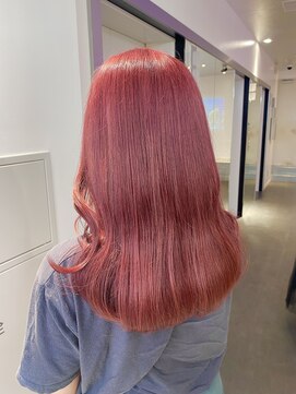 ゲーム 原宿店(GAME) ダブルカラーチェリーピンクケアブリーチハイトーンカラー