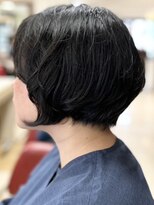 ヘアークリアー 春日部 大人の前下がりグラデーションボブ/耳にかけても◎/30代40代50代