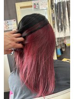 ヘアースタジオ ゴーゴー ヘアー(HAIR STUDIO GOGO HAIR) Red hot インナーカラー