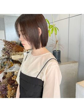 ミント(mint) 丸くないぱつっとさせた切りっぱなしボブ！