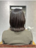 切りっぱなしボブ