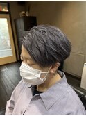 20代/30代/小顔/大人可愛い/グレー/ブリーチ/ハイトーン
