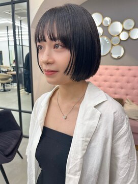 サンド 大阪梅田(sand) オリーブベージュ/ショート/ボブ/韓国風/似合わせ[大阪梅田]