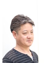 ヘアーアンドグルーミング ヨシザワインク(HAIR&GROOMING YOSHIZAWA Inc.)&nbsp;メンズビジネスツーブロックセンターパート爽やか