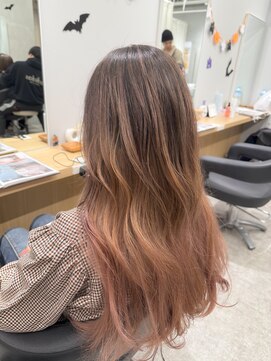 アヴァンス 京橋店(AVANCE) 黒髪から作るバレイヤージュ