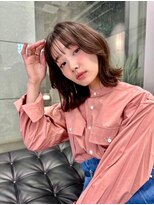 サンバレー(SUNVALLEY)&nbsp;外ハネロボブ柔らかアッシュブラウン