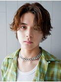 ニュアンスパーマ透明感カラーくすみベージュゆるスパ_F20305