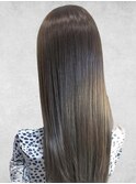 重めミディアムヘア20代30代40代50代大人女子艶髪パーマ
