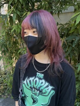 テーラヘアー 稲毛店(TELA HAIR) あえての黒ポイントカラー