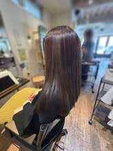 パプス ド コワフュール 川西能勢口店(Pap's de coiffeur) 頭美人ストレートロング